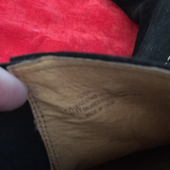 BLACK Suede Softspots Ankle Boots Size 10W - Picture 5 of 6